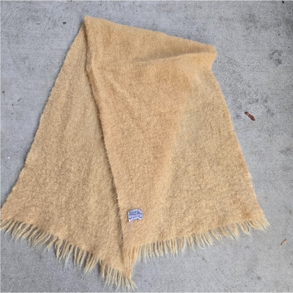 Vintage Scottish Mohair Scarf